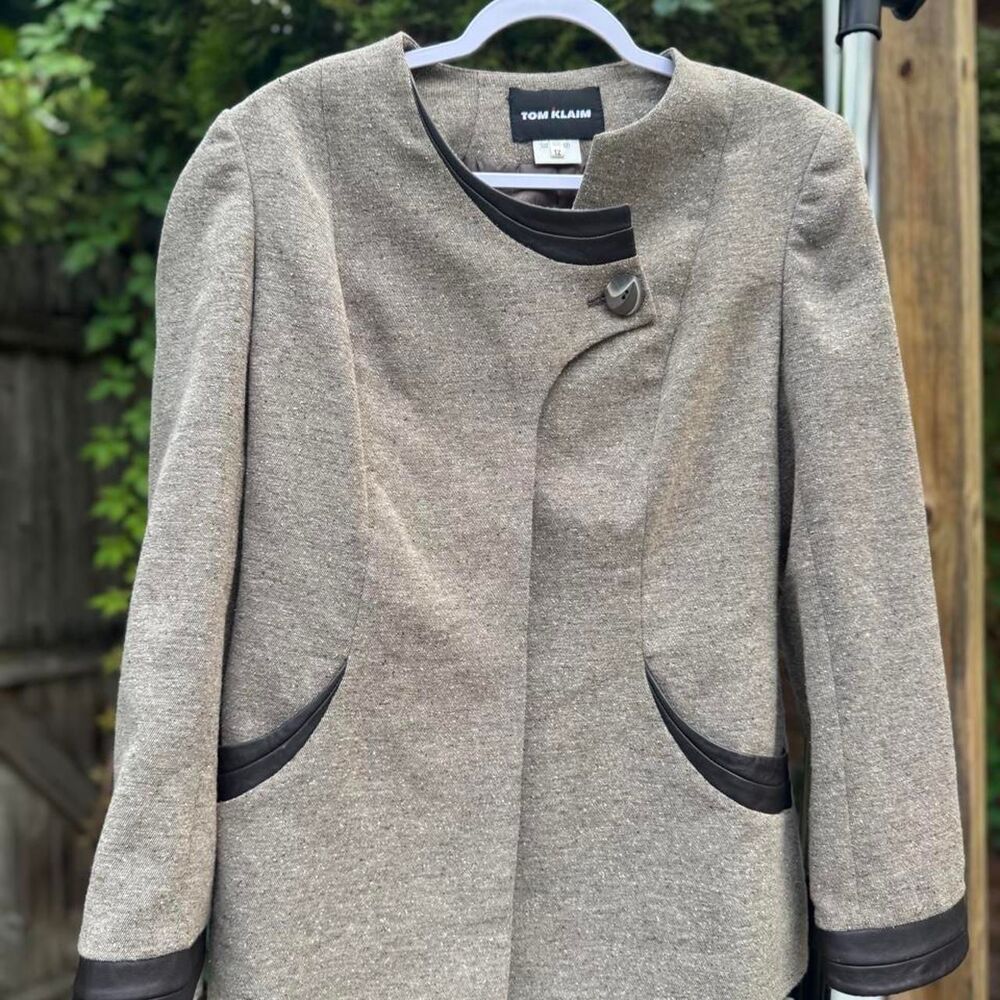 Unbranded Women's Brown and Grey Jacket